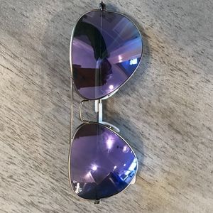 Lavender Lense Aviator Ray Bans - GREAT condition